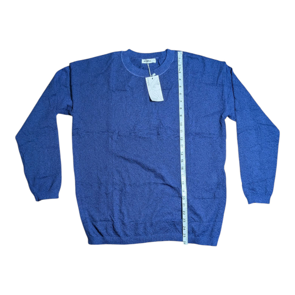 Etosell -NWT - Navy Sweater - Long Sleeve -Size Small - 100% Polyester